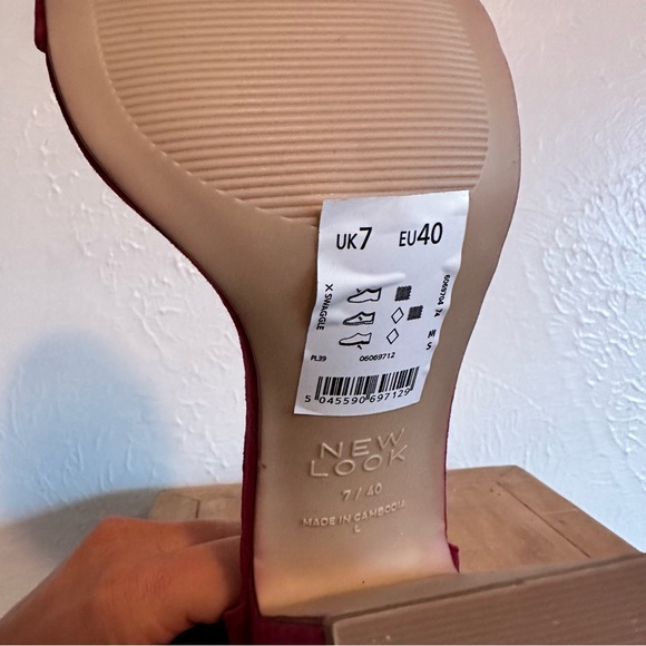 ASOS New Look Block Heel Sandal, Size 9 - Picture 4 of 8